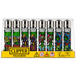 Load image into Gallery viewer, CLIPPER Lighters Printed Various Designs Box Of 48