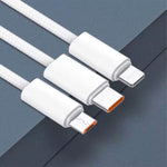 Load image into Gallery viewer, LDNIO Braided Wire 25W Fast Charging Cable Micro & IOS & Type C