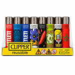 Load image into Gallery viewer, CLIPPER Lighters Printed Various Designs Box Of 48