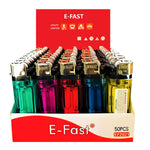 Load image into Gallery viewer, E FAST CE4 Disposable Lighters Adjustable Flame (50 Box)