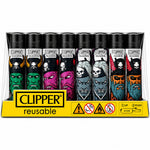 Load image into Gallery viewer, CLIPPER Lighters Printed Various Designs Box Of 48