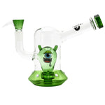 Load image into Gallery viewer, Grace Glass Spaceship Alien Bong – Green (18cm)