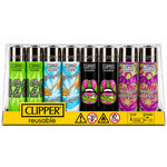 Load image into Gallery viewer, CLIPPER Lighters Printed Various Designs Box Of 48