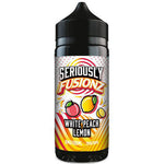 Load image into Gallery viewer, Seriously Fusionz White Peach Lemon 0mg 100ml Shortfill