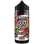 Load image into Gallery viewer, Seriously Pod Fill - Cherry Twist 0mg 100ml