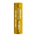 Load image into Gallery viewer, Vapcell K30 18650 3000mAh 15A Gold Rechargeable Battery