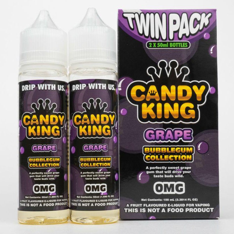 Candy King Grape Bubblegum (Twin Pack)