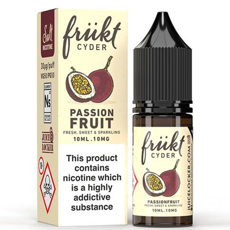 Passion Fruit by Frukt Cyder Salt 10ml