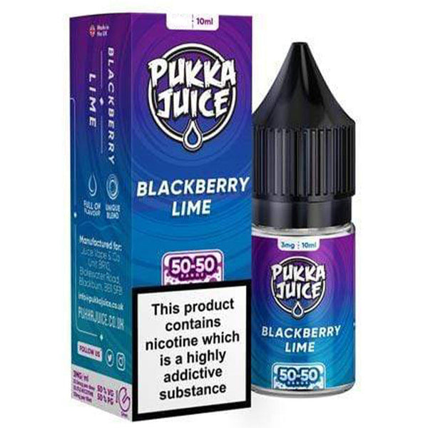 Pukka Juice - Nic Salt Blackberry Lime 10ml E-liquid