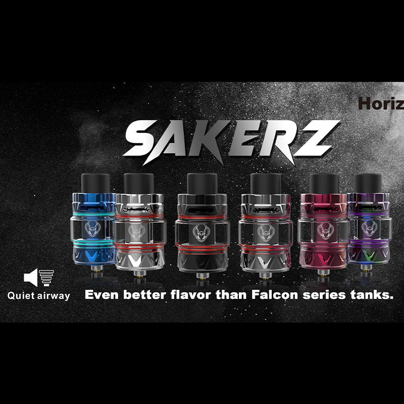 Sakerz Sub Ohm Tank By HorizonTech - Free bubble glass