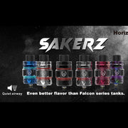 Sakerz Sub Ohm Tank By HorizonTech - Free bubble glass
