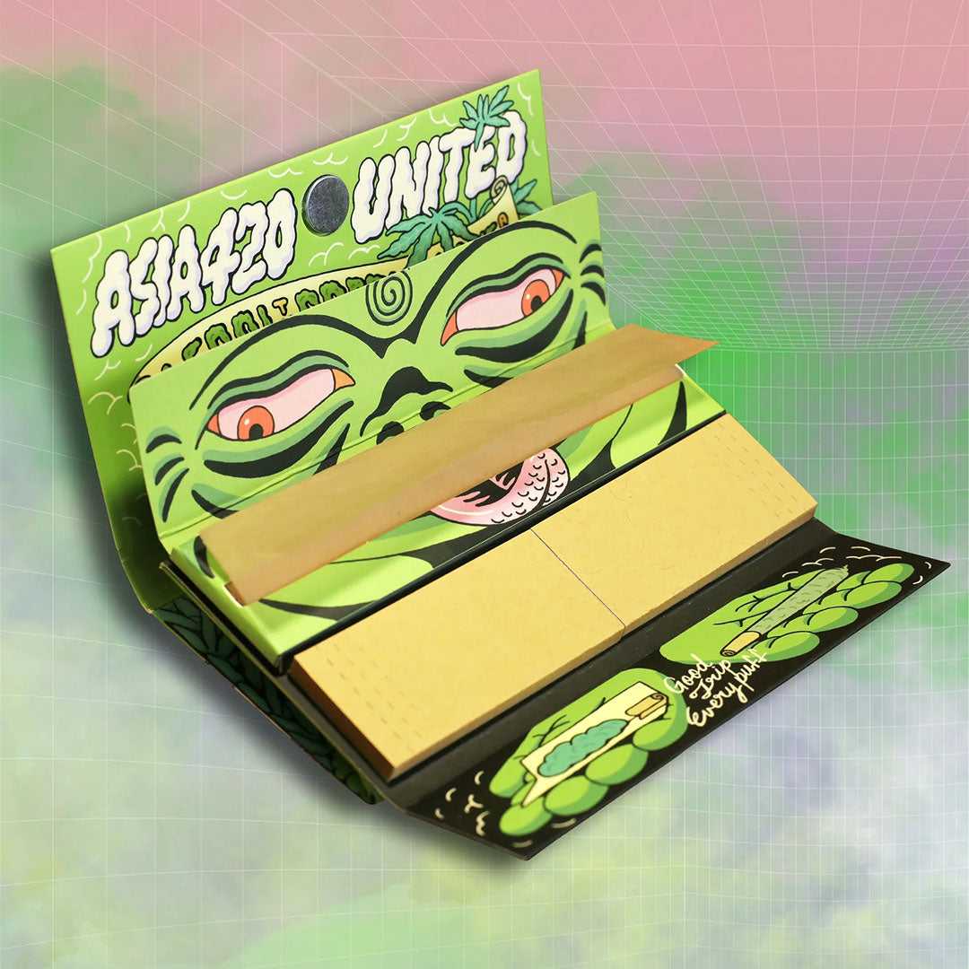 Asia420 Rolling Paper V1 (Box Of 15) - Green box