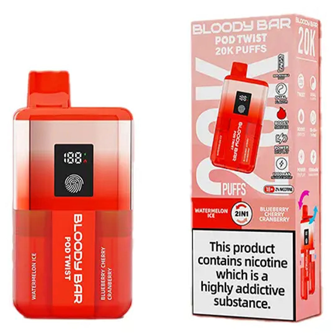 Bloody Bar Ultra Twist 20K Prefilled Vape KIT