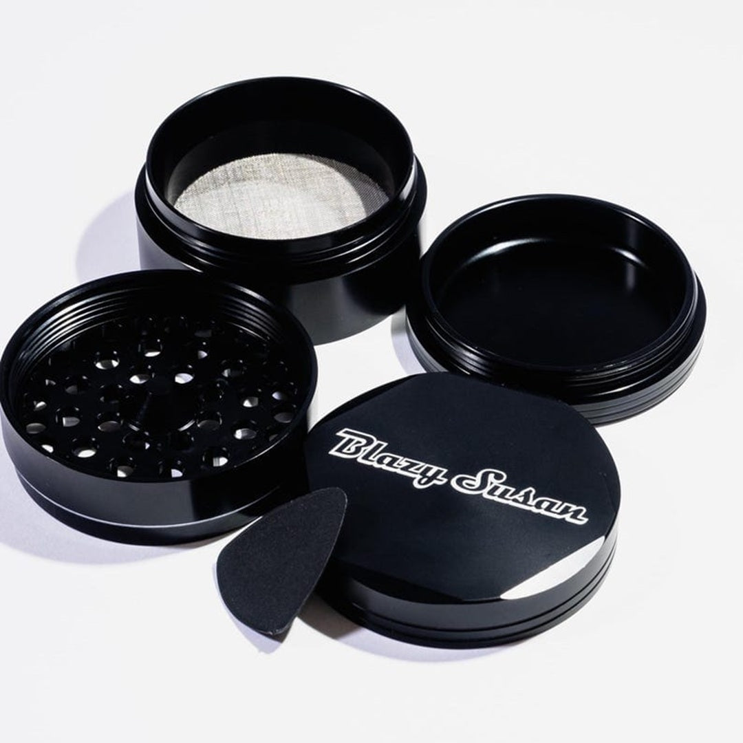 Blazy Susan 4-Piece Aluminum Grinder 2.5 New & Improved Design
