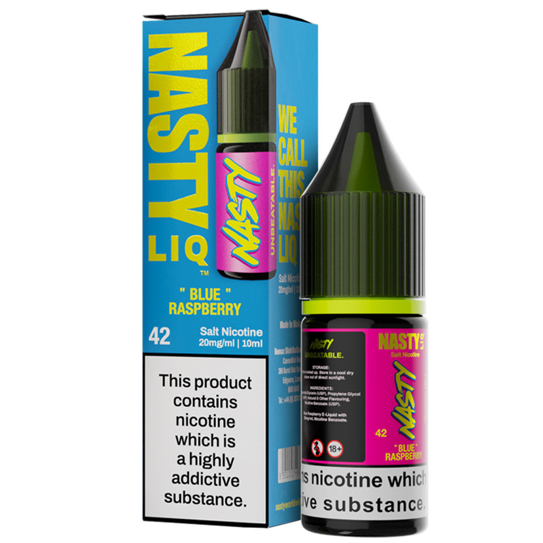 Blue Raspberry Nic Salt E-Liquid By Nasty Liq
