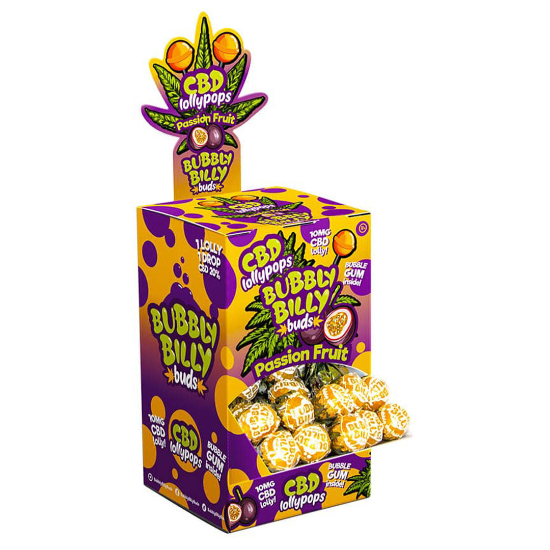 Bubbly Billy Buds CBD Lollipops (100 Pack)