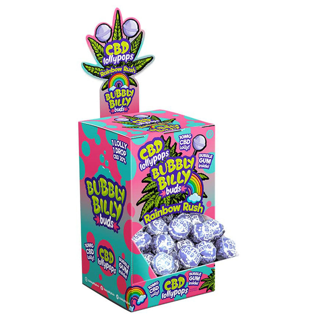 Bubbly Billy Buds CBD Lollipops (100 Pack)
