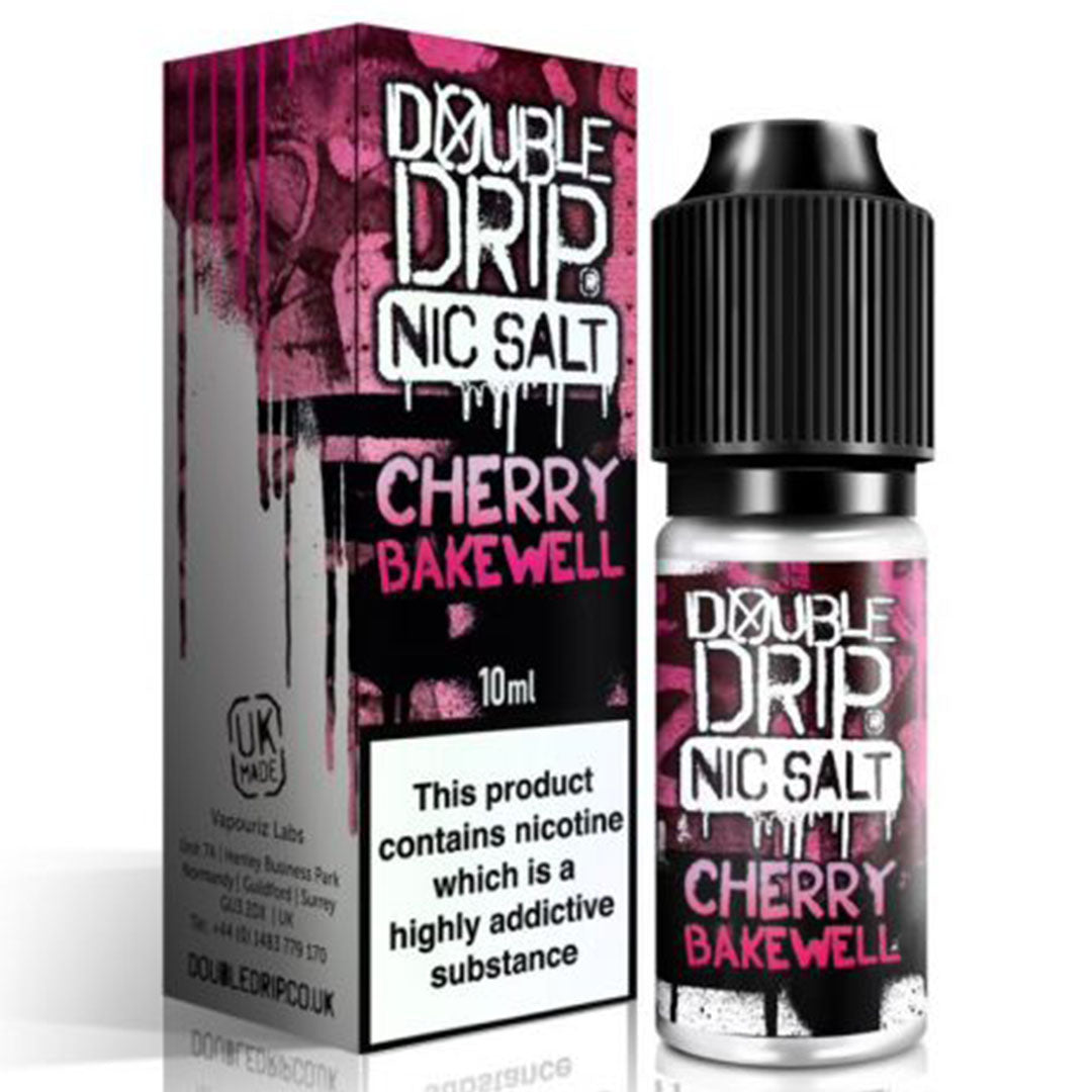 Cherry Bakewell Tart E-Liquid by Double Drip NIC Salt
