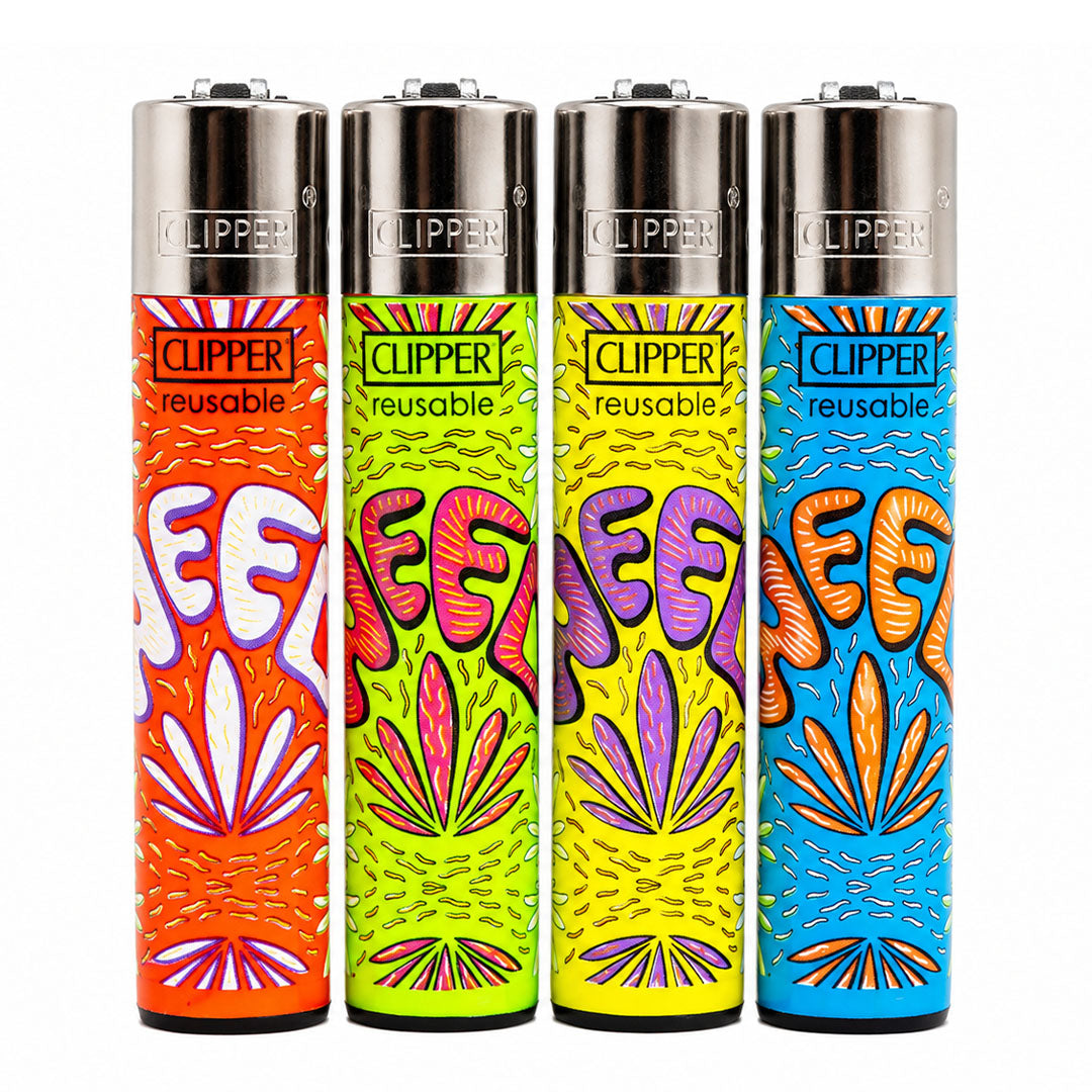 CLIPPER Lighters Printed Various Designs Box Of 48