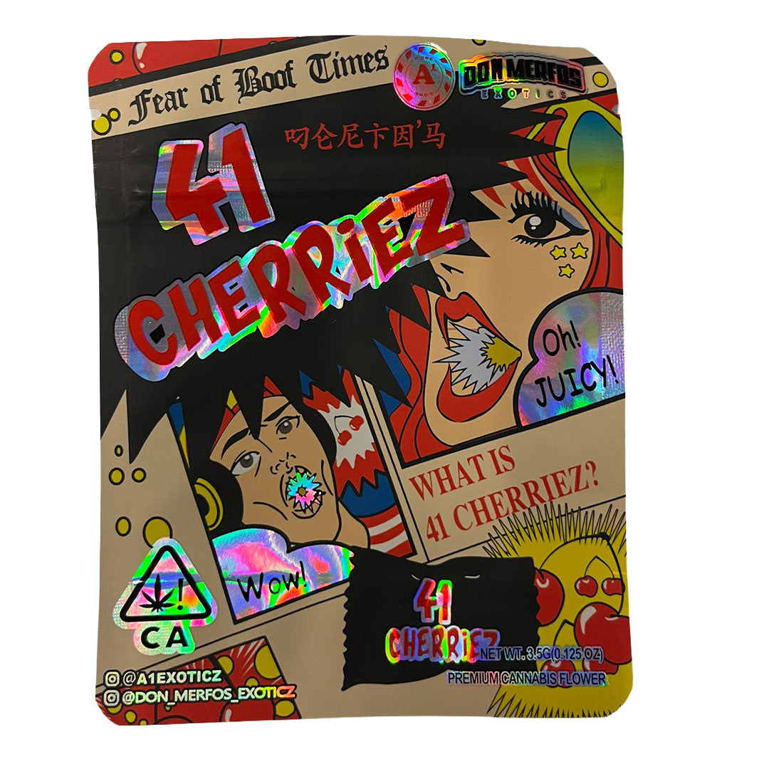 Cali Packs 3.5g Empty Mylar Bags Packaging