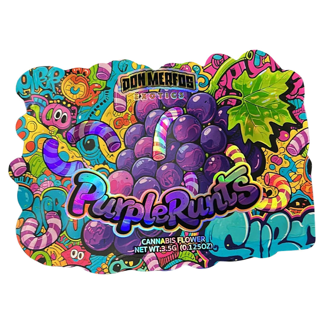 Cali Packs 3.5g Empty Mylar Bags Packaging