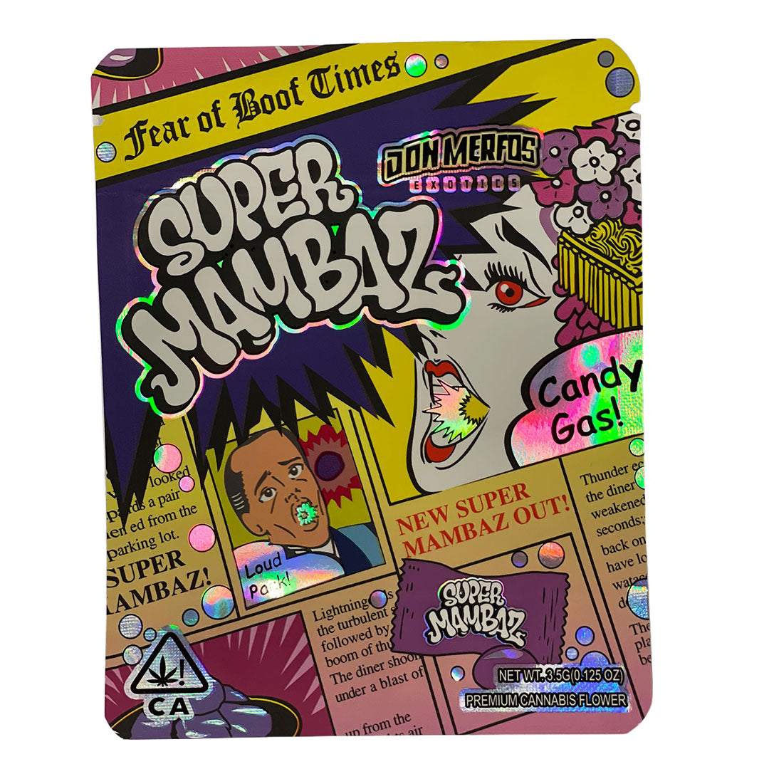 Cali Packs 3.5g Empty Mylar Bags Packaging
