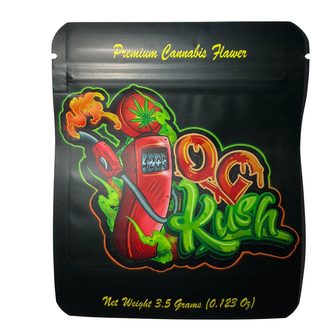 Cali Packs 3.5g Empty Mylar Bags Packaging
