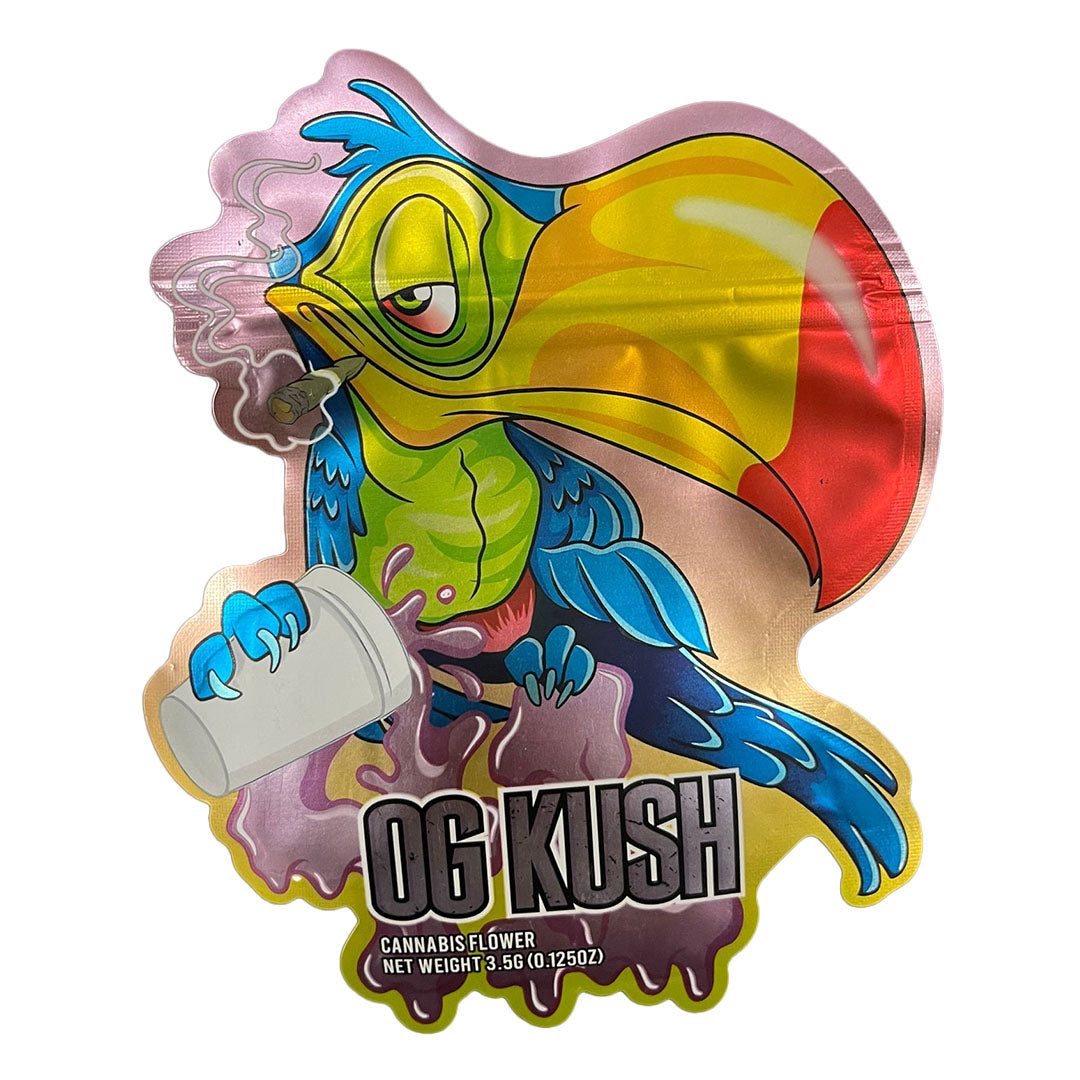 Cali Packs 3.5g Empty Mylar Bags Packaging
