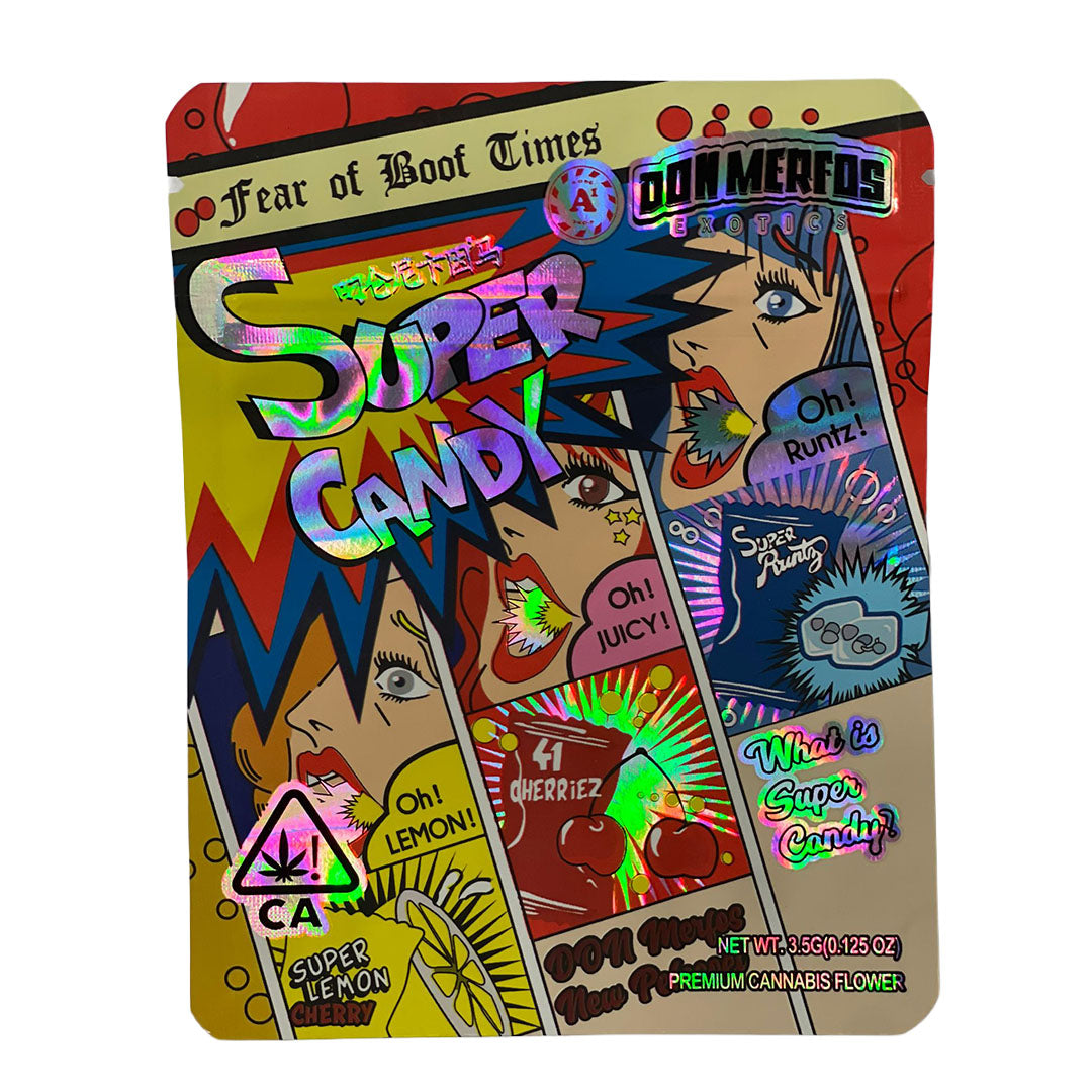 Cali Packs 3.5g Empty Mylar Bags Packaging