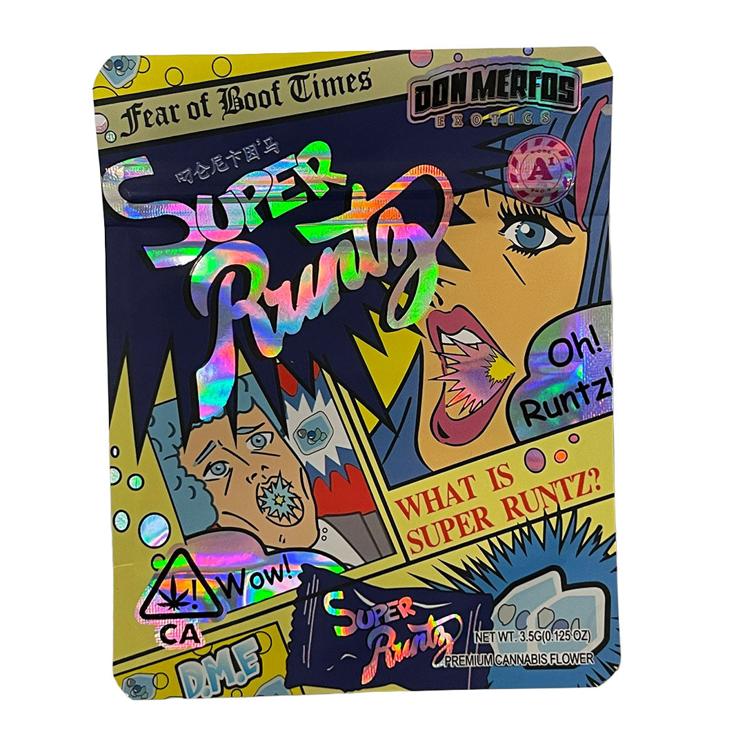 Cali Packs 3.5g Empty Mylar Bags Packaging