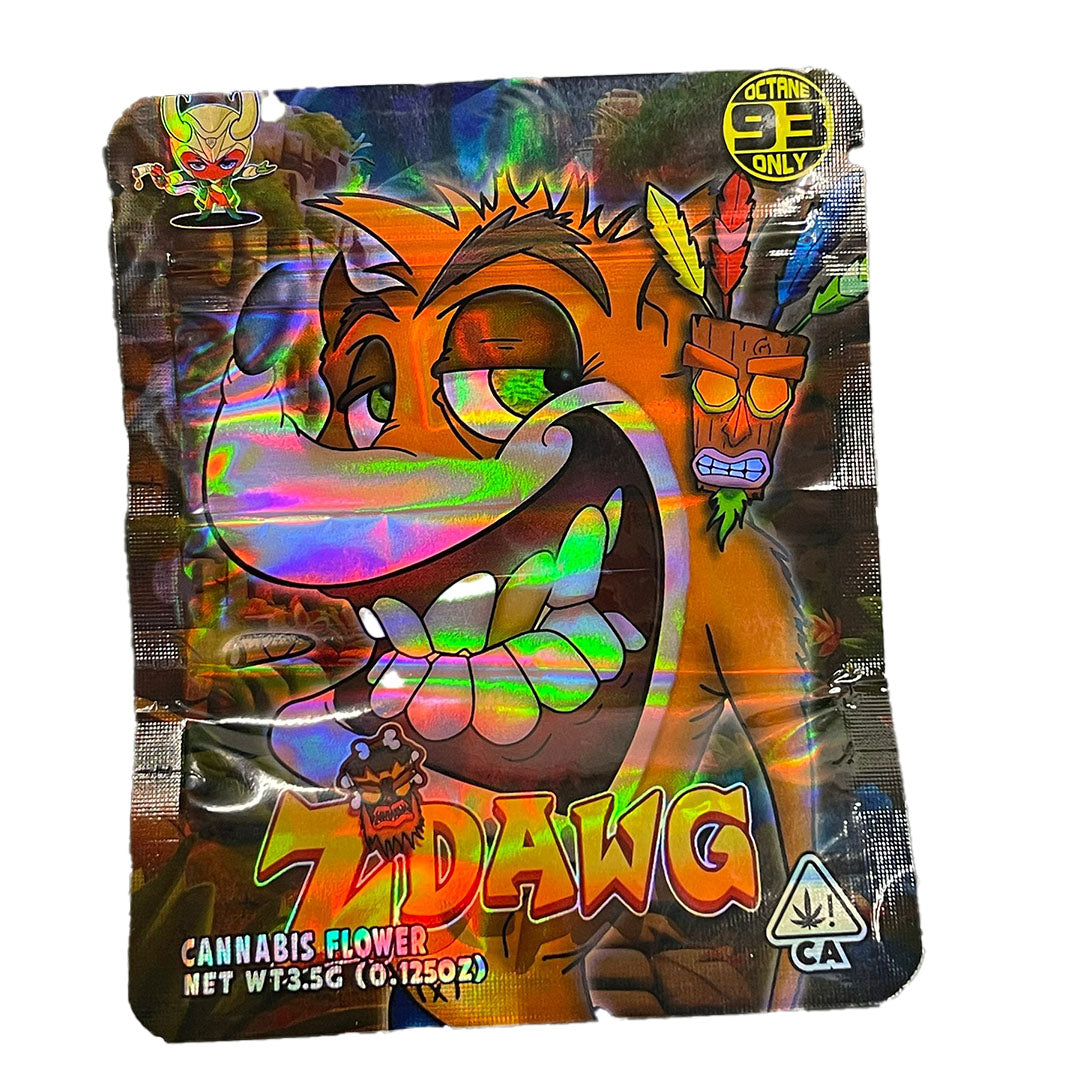 Cali Packs 3.5g Empty Mylar Bags Packaging
