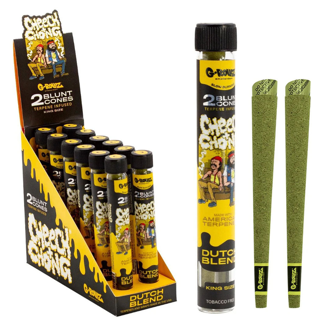 G-ROLLZ Blunt Cones - 12 Tubes Per Box - 24 Cones
