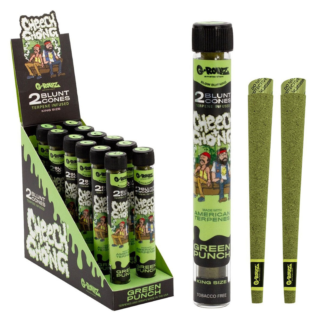 G-ROLLZ Blunt Cones - 12 Tubes Per Box - 24 Cones