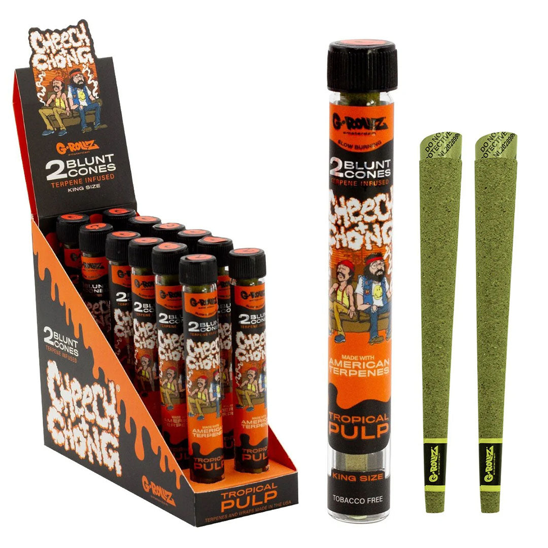 G-ROLLZ Blunt Cones - 12 Tubes Per Box - 24 Cones