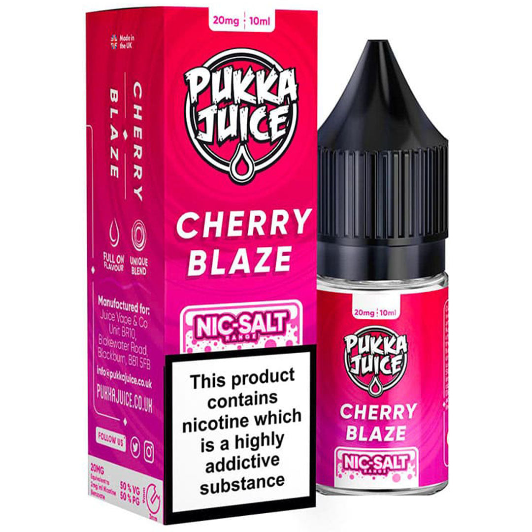 Cherry Blaze Pukka Juice Nic Salt E-Liquid