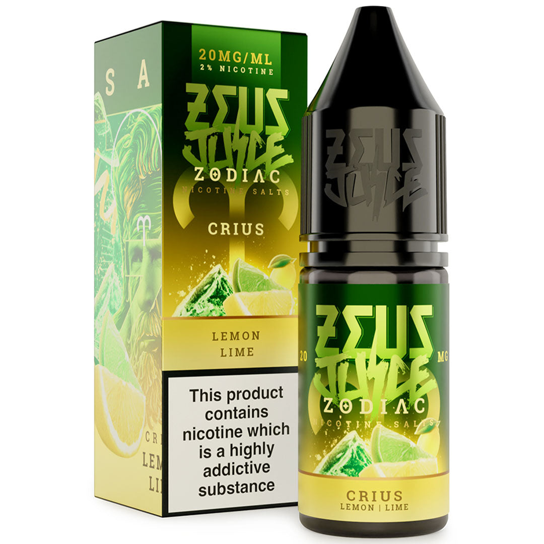 Crius Nicotine Salt By Zeus Juice 10ml