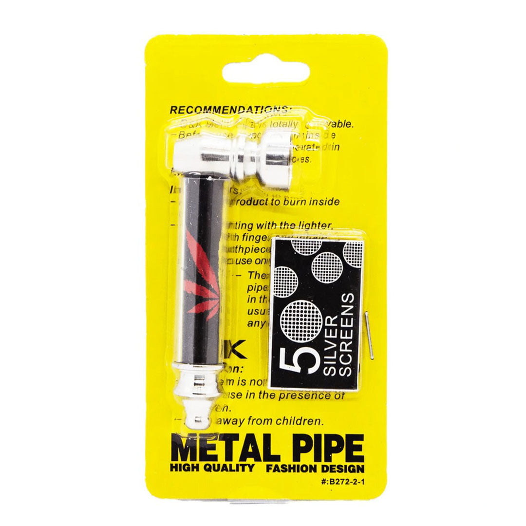 D&K Metal Pipes – Box of 12 Assorted Designs + 5 Screens