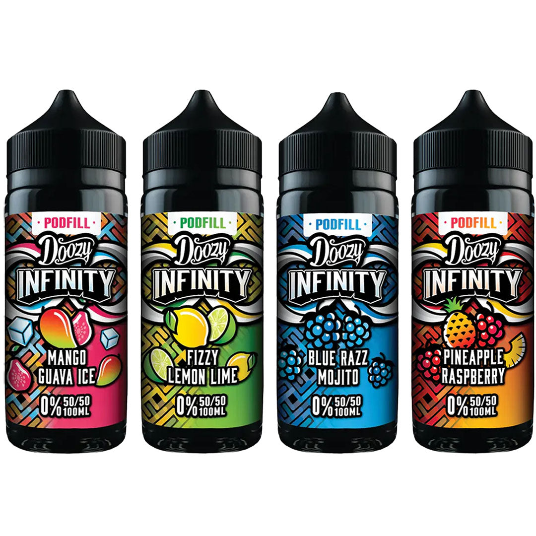 Doozy Infinity Pod Fill 50/50 100ml Shortfill E-liquid