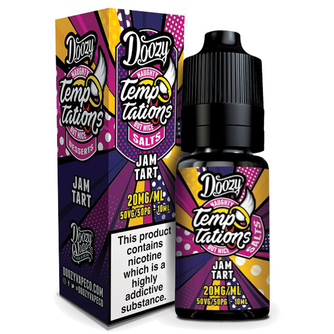 Doozy Temptations Salts Jam Tart 50/50 10ml