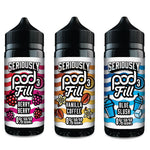 Load image into Gallery viewer, Doozy Vape Seriously Pod Fill 3 50/50 0mg 100ml Shortfill