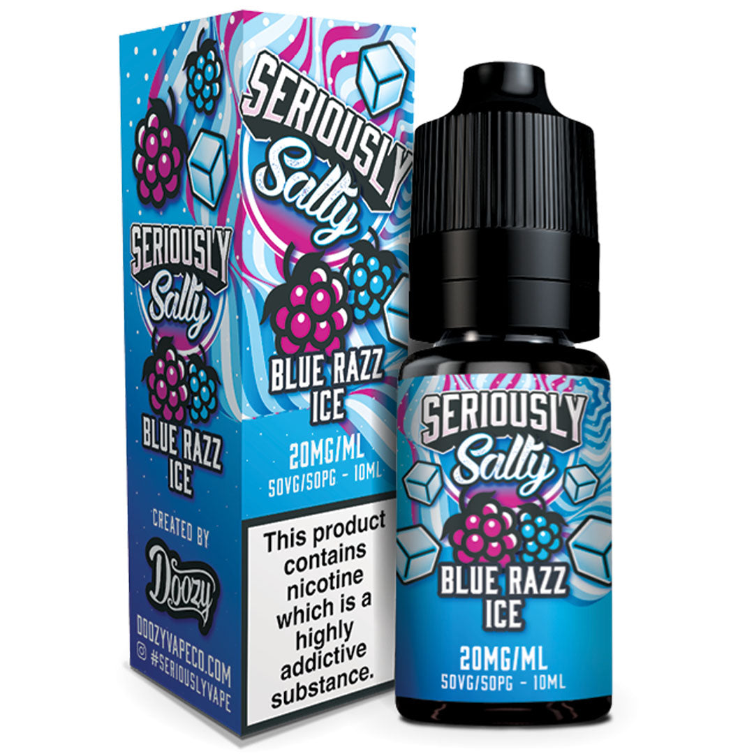 Doozy Vape Seriously Salty - Blue Razz Ice