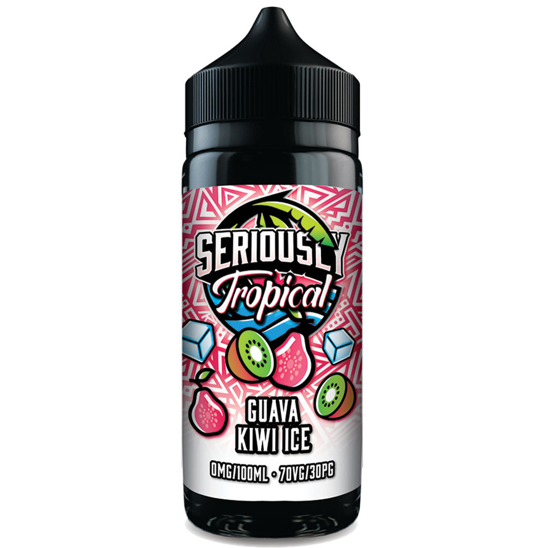 Doozy Vape Seriously Tropical - Guava Kiwi Ice 0mg 100ml