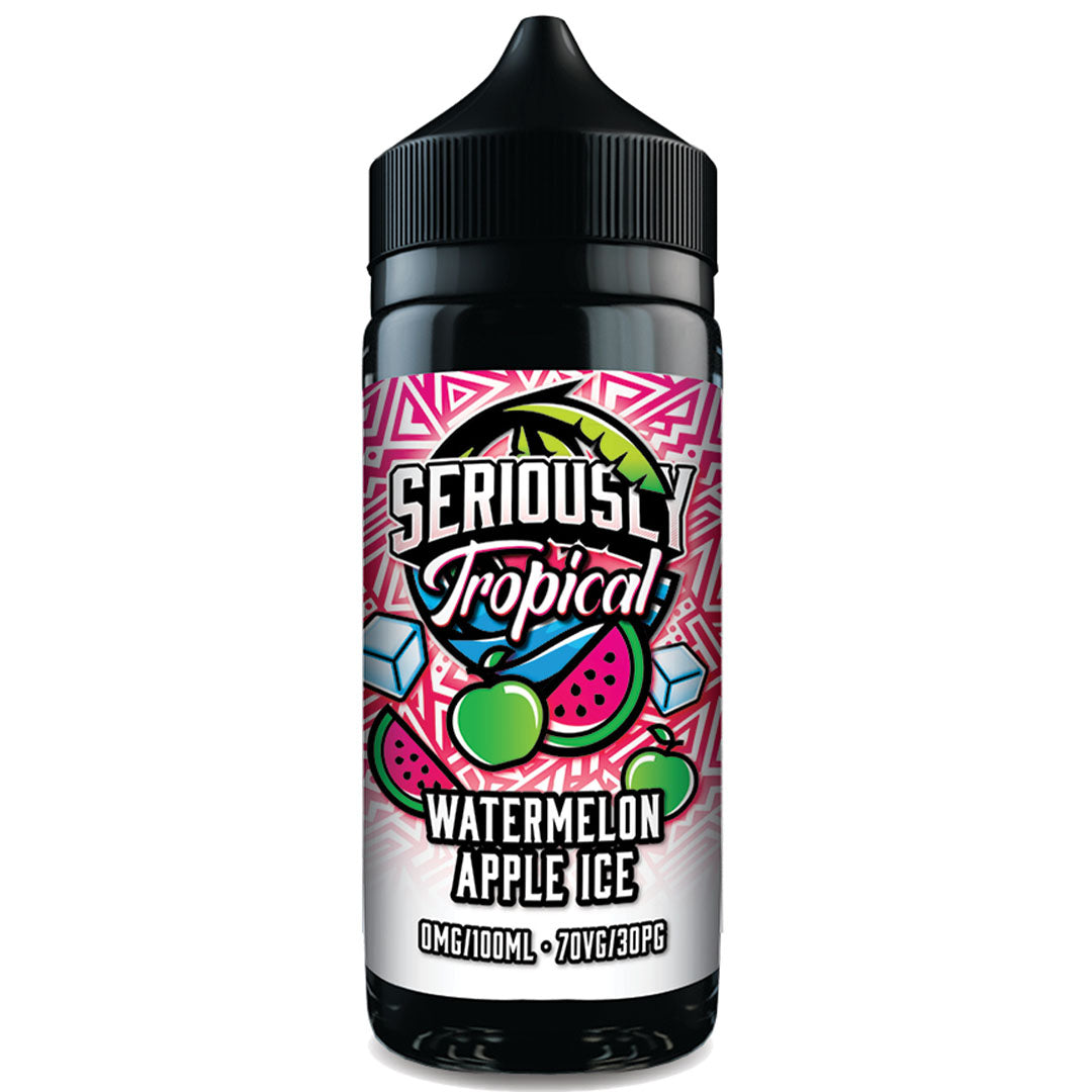 Doozy Vape Seriously Tropical - Watermelon Apple Ice 0mg 100ml