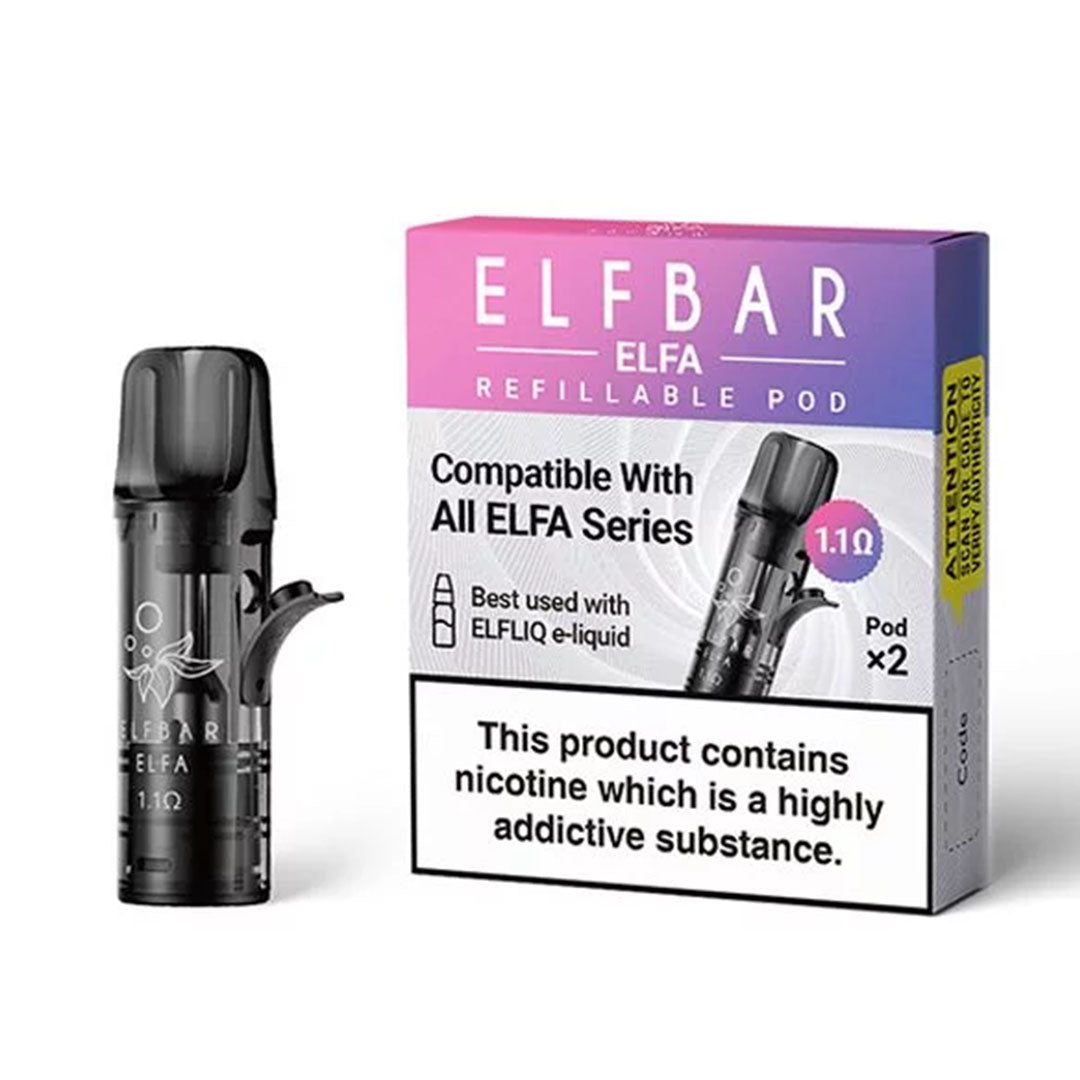 Elf Bar Elfa Refillable Empty pods 1.1Ohm