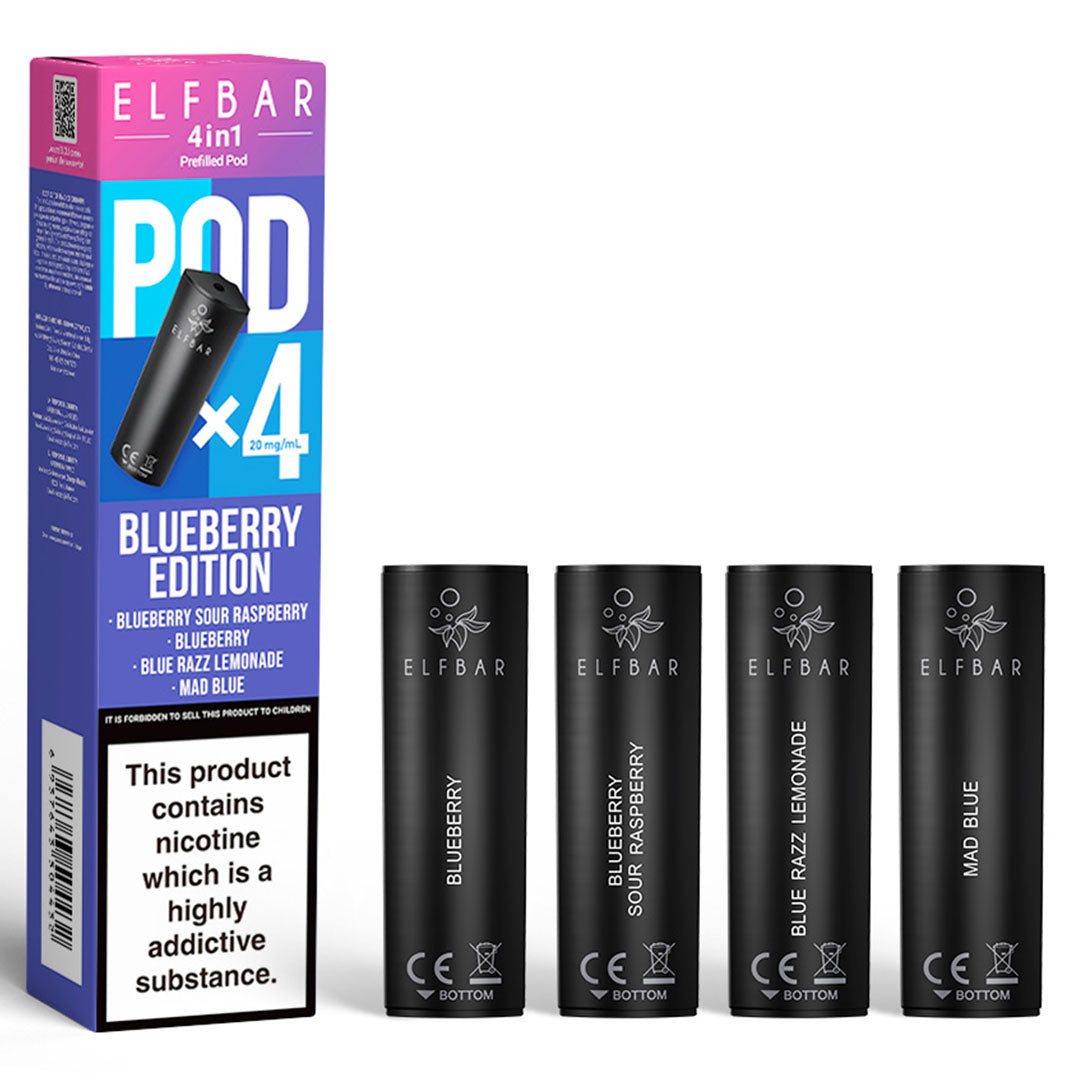Elf Bar 4 in 1 Prefilled POD (Pack of 4)
