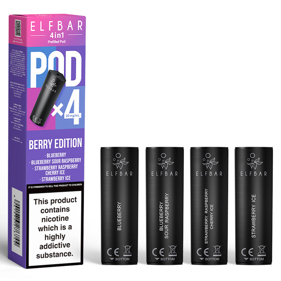 Elf Bar 4 in 1 Prefilled POD (Pack of 4)
