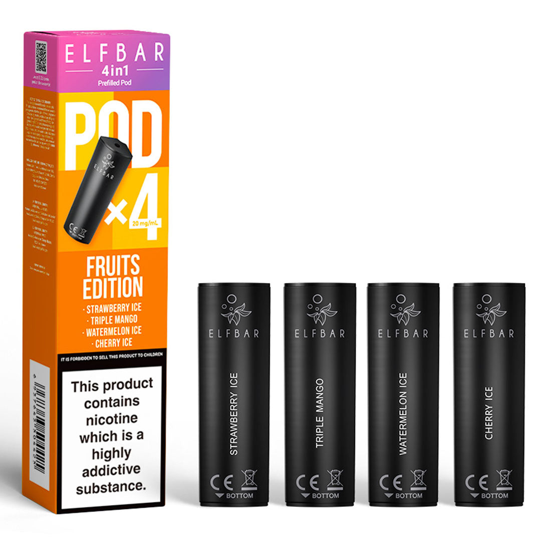 Elf Bar 4 in 1 Prefilled POD (Pack of 4)