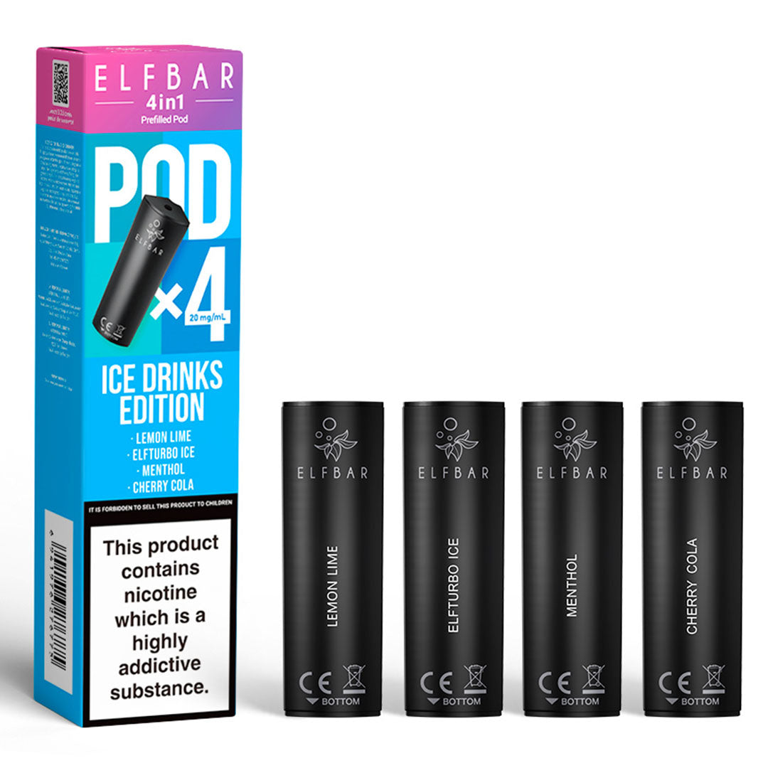 Elf Bar 4 in 1 Prefilled POD (Pack of 4)