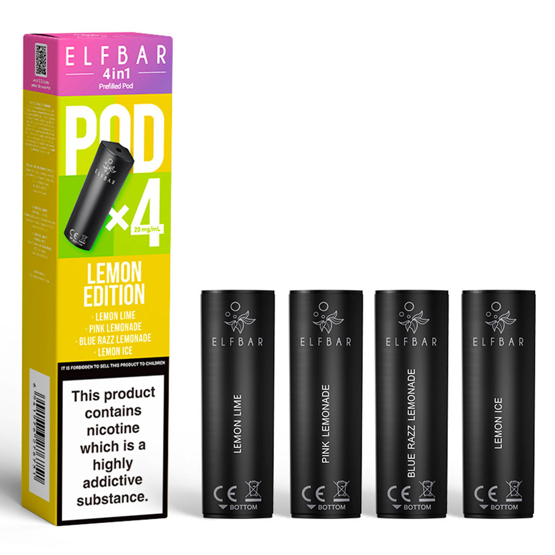 Elf Bar 4 in 1 Prefilled POD (Pack of 4)