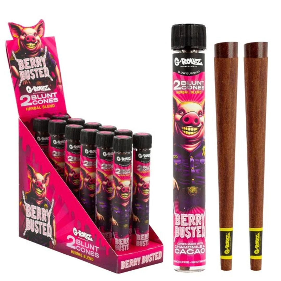 G-ROLLZ Blunt Cones - 12 Tubes Per Box - 24 Cones